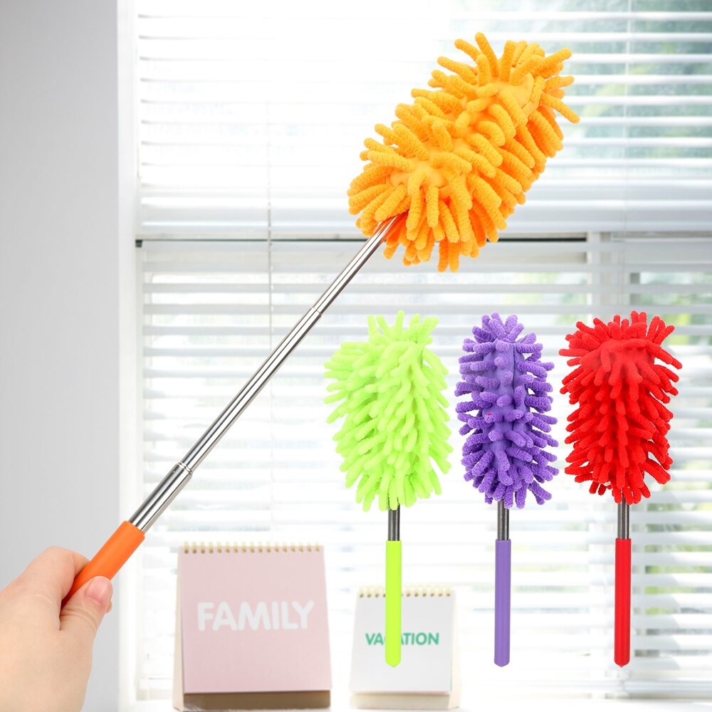 Dépoussiéreur télescopique gommage maison voiture nettoyant brosse de nettoyage pour climatiseur meubles obturateur dépoussiéreurs outil de lavage