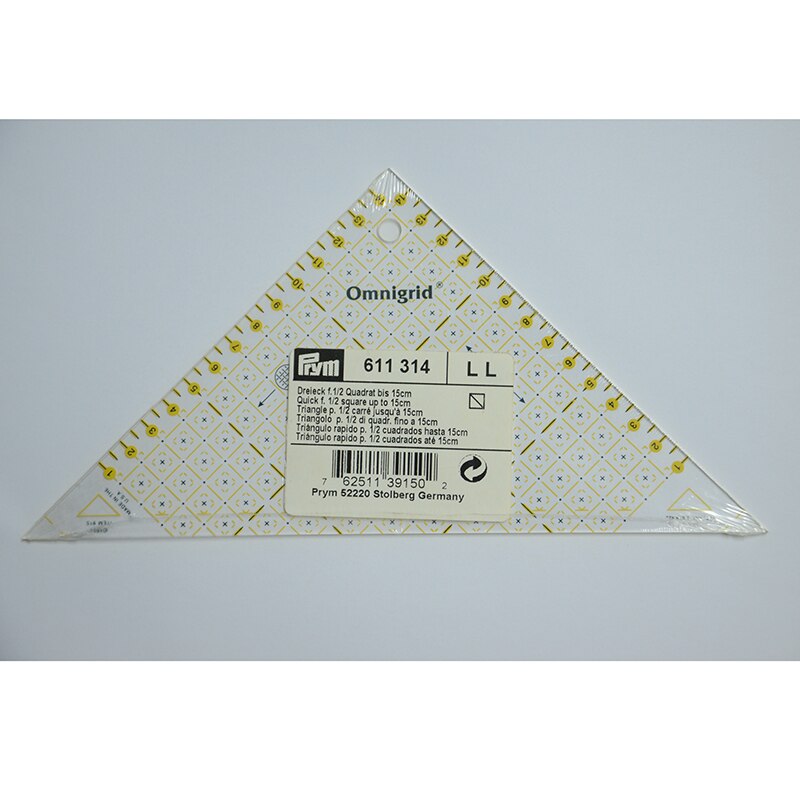 Patchwork/quilting lineal universal lineal med tomme skala prym 611472 611475 611319 611306 611473 611313 611314 611477 611318