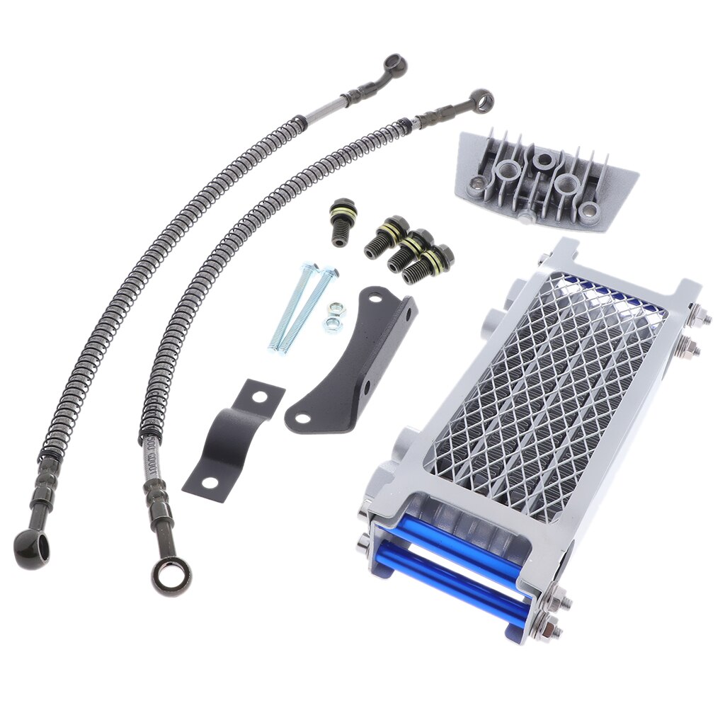 Radiador de aceite enfriador de aceite de motor universal radiador Auto modificado kit de reemplazo para mono 125cc 140cc