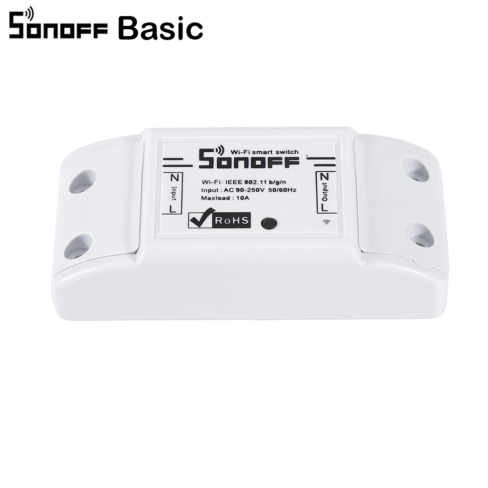 SONOFF T2US TX Smart Wifi tactile interrupteur mural avec bordure Smart Home 1/2/3 Gang 433 RF/voix/APP contrôle avec Alexa Google: Sonoff Basic