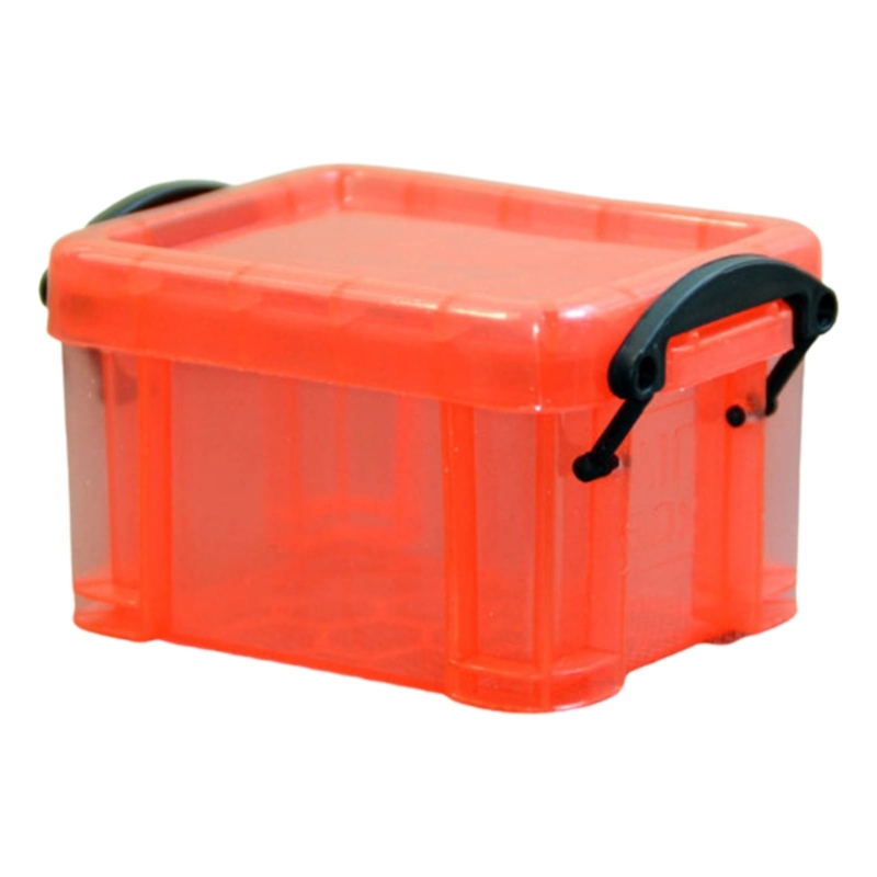 9 Colors Small Plastic Box with Locking Lid Hardware Parts Storage Organizer Rectangular Container 8.7x6.5x5.2cm