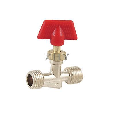 Schroef Type Rood Handvat 1/2 "tot 1/2" Draad Einde Gas Valve