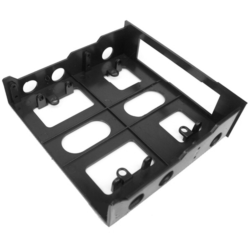 Soporte de montaje de Bahía frontal para unidad de disquete, carcasa de PC de 5,25 a 3,5 pulgadas,