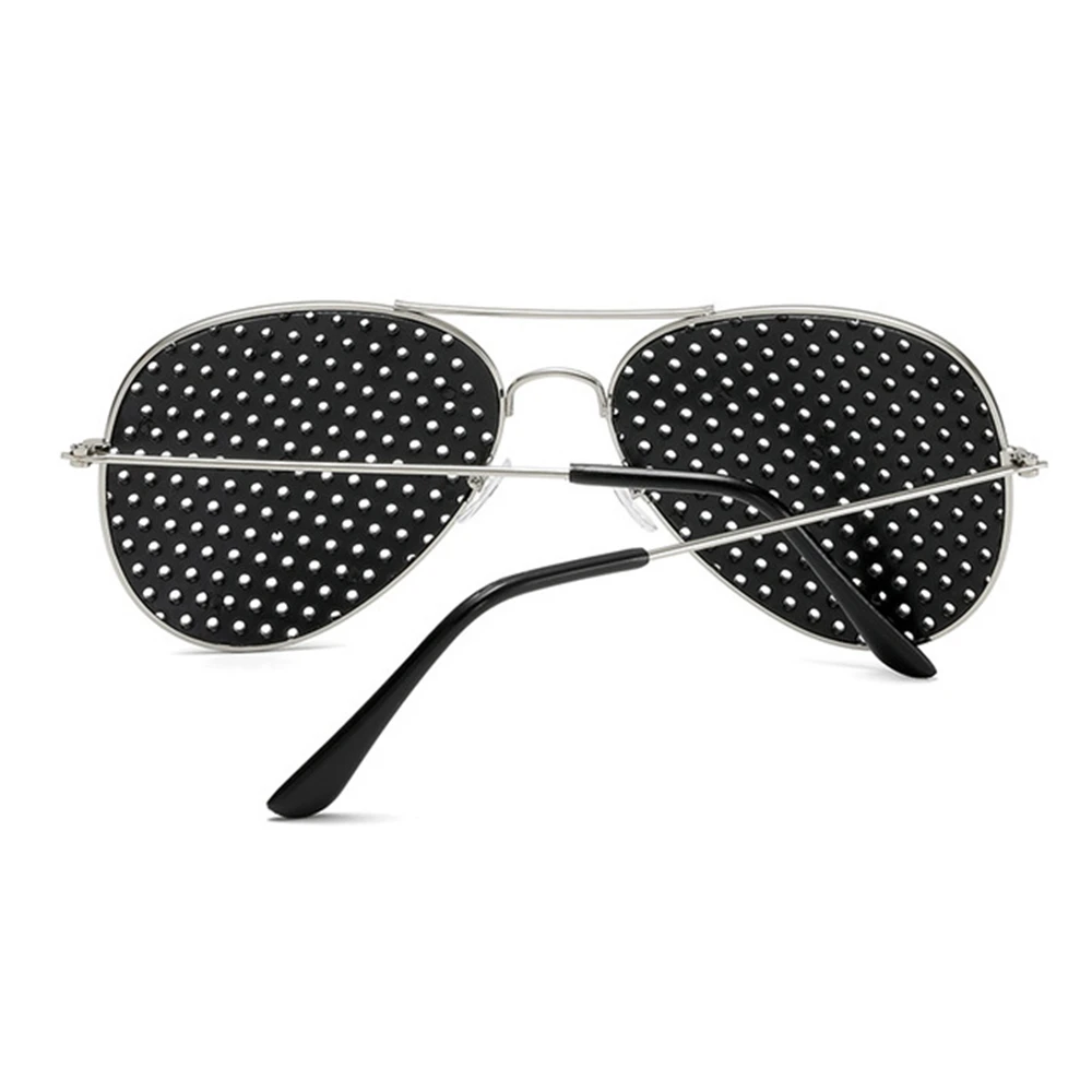 1 Uds. Gafas con agujeros para miopía, gafas de sol estenopeicas, ejercicio ocular, mejora la vista, curación Natural, cuidado de la visión