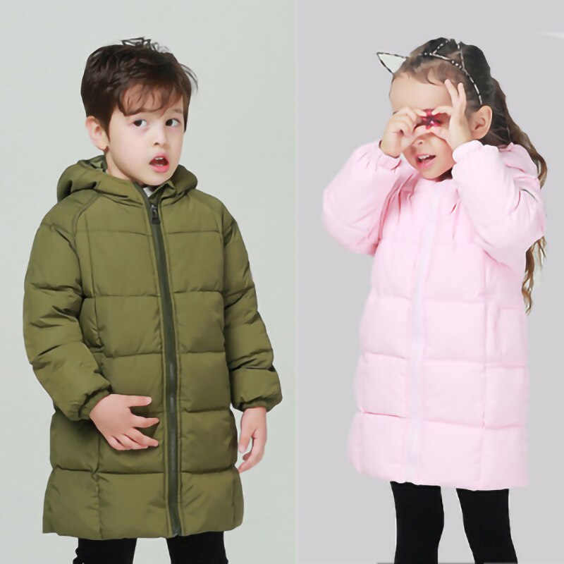 Russische Winter Kind Jungen Jacken Mit Kapuze Warme Daunen Mantel für freundlicher Oberbekleidung Kleidung freundlicher Parkas jugendlich Mädchen Kleidung