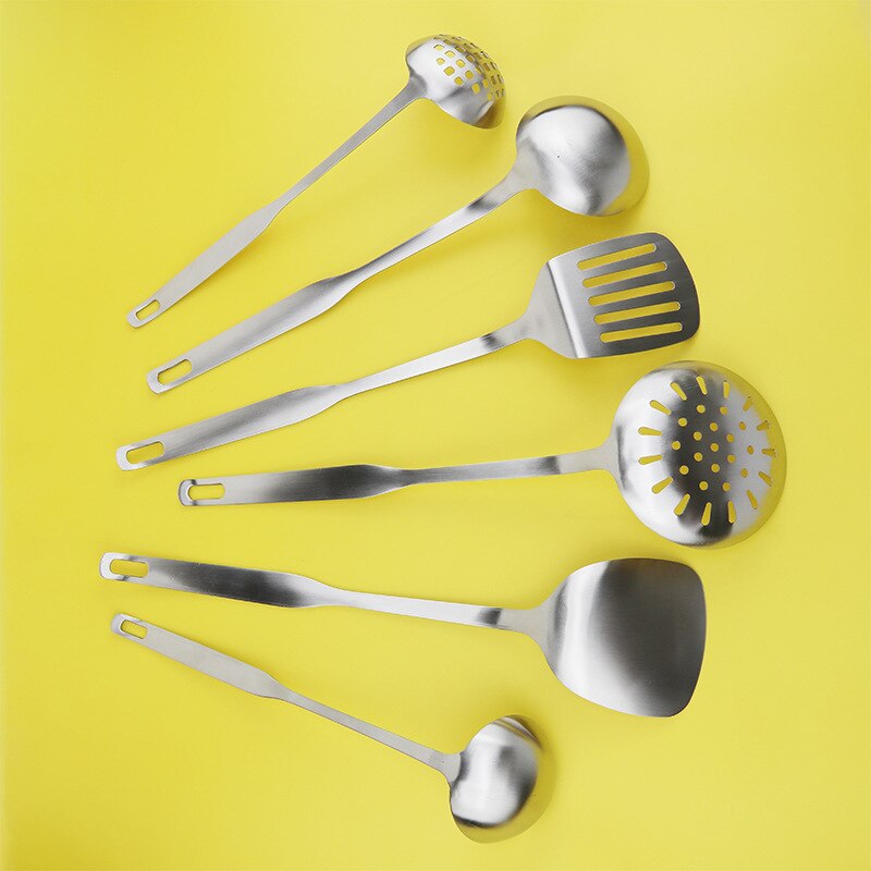 Stainless steel kitchen utensils set to spread the explosion of supply sources kitchen utensils cooking soup spoon spatula