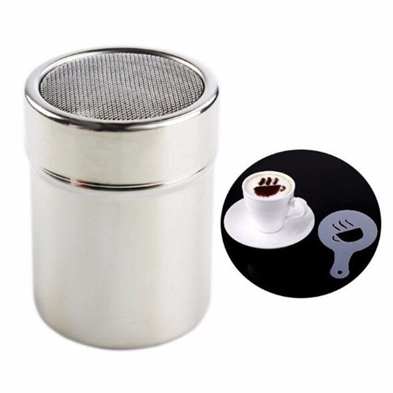Kjøkkenverktøy cappuccino form fancy kaffe utskrift modell skum spray kake sjablonger kaffe tegning mold pulverisert sukker sil verktøy