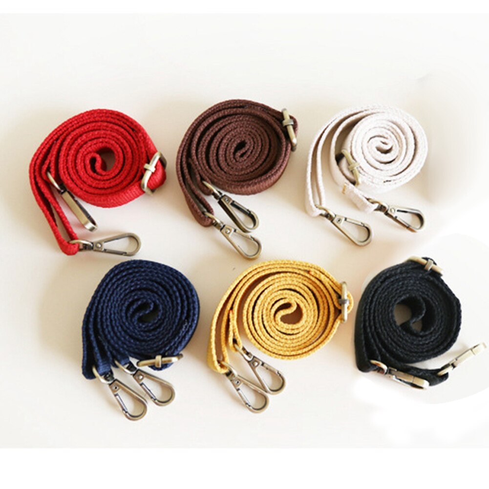 130cm Canvas Bag Strap Adjustable Shoulder Strap Bag Replacement Accessory 6 Colors Candy Color #734