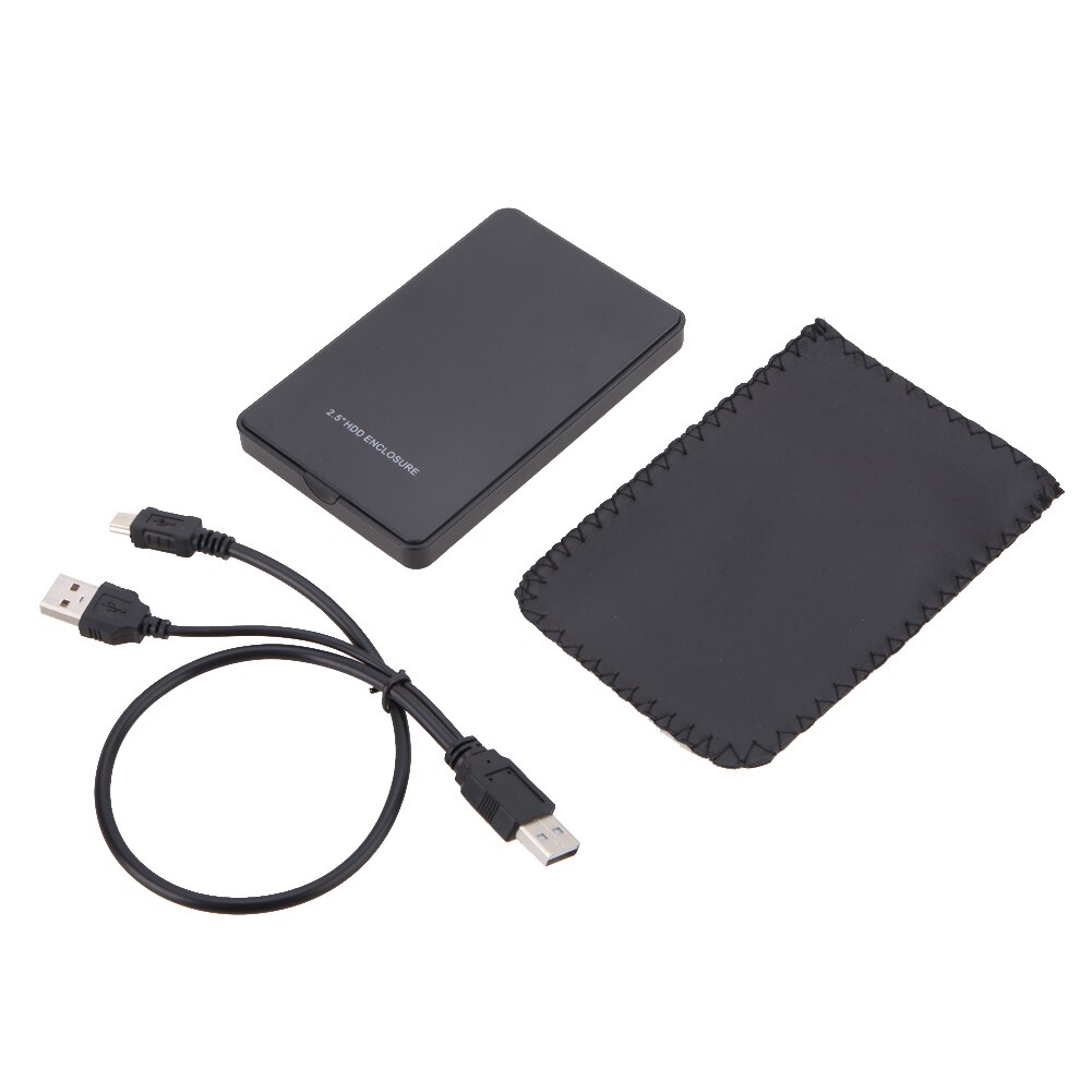 Tragbare Externe HD Hard Drive Festplatte Fall USB 2,0 Port zu IDE PATA 2,5 zoll HDD Notebook HDD Gehäuse box