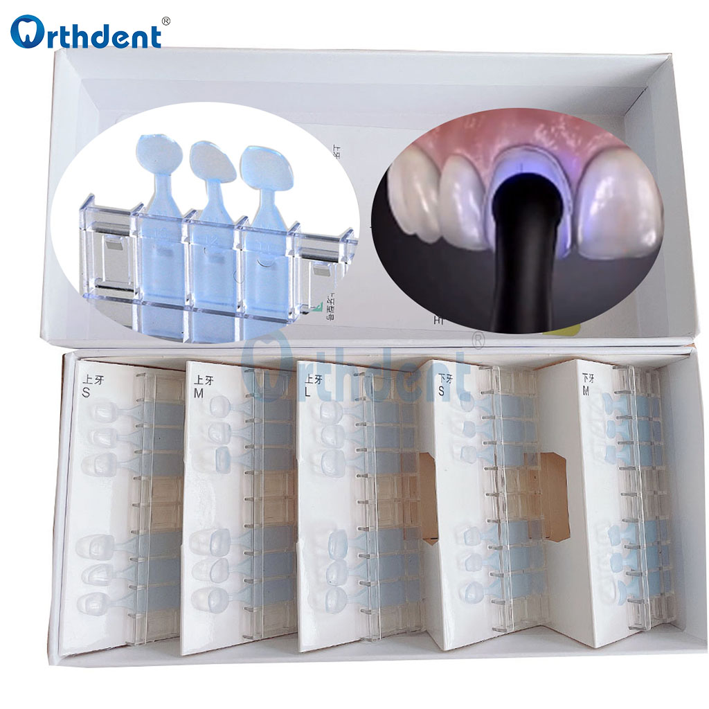 Dental Veneer Kit Light Cure Composite Resin Anterior Front Teeth Partner Mold Large Medium Autoclave Dentistry Accessories
