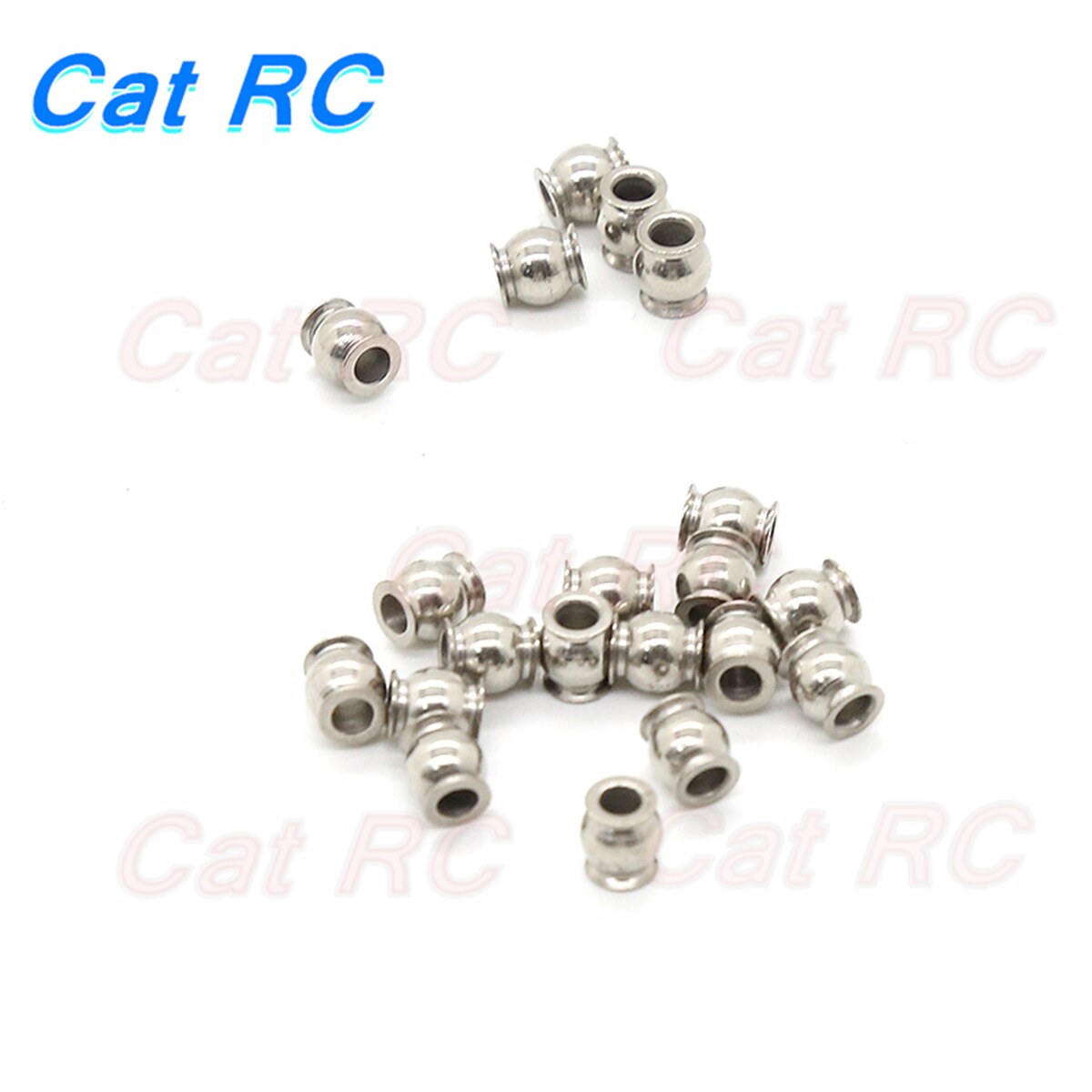 20pcs Metal Rod End Ball Joint General Trolley Ball Sets Universal For SUMMIT TRX4 1/10 Traxxas E-REVO REVO catRC