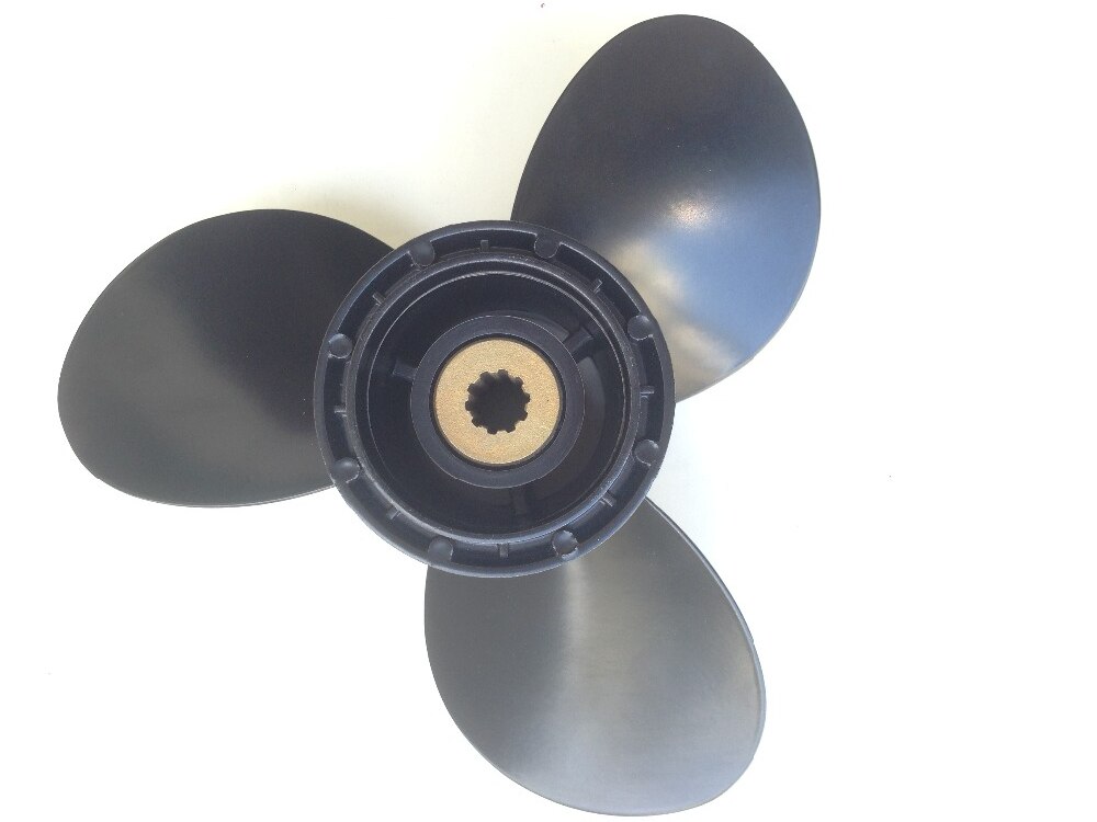 10.25x11 for 15hp-35hp JOHNSON propellers 14 tooth spline aluminum propellers marinha boat propellers