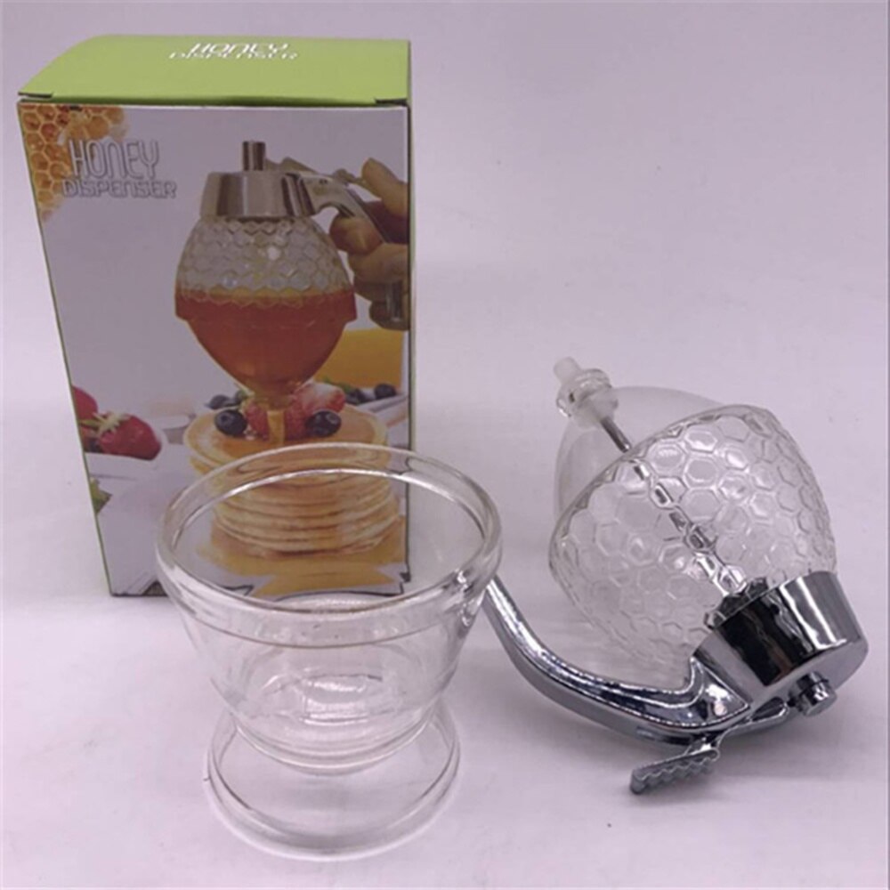 Honey Dispenser Syrup Dispenser Honey Jar Container Acrylic Storage Pot