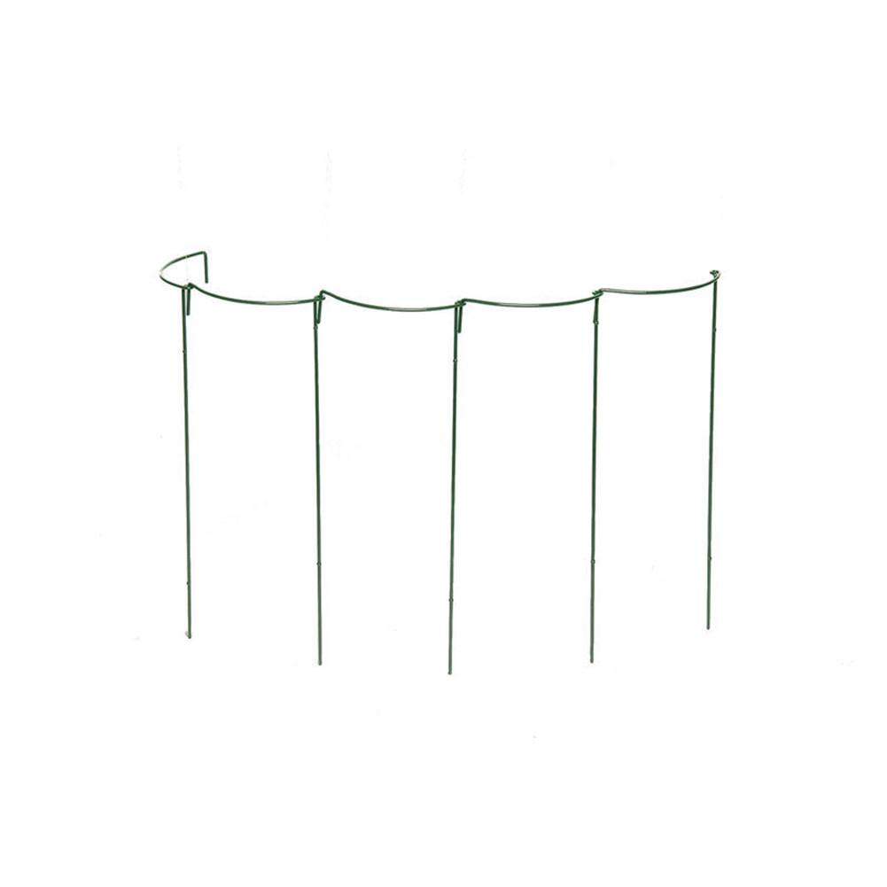 Nyeste bue plante støtte stake metall hage plante stake halv rund plante støtte plante blomsterpotte bur suporte para plantas