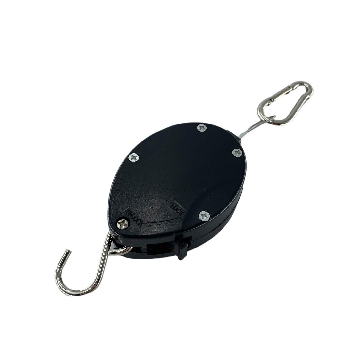 Retractable Plant Wire Pulley, Adjustable Plant Hanger Hook with Locking Mechanism for Hanging Plants, Garden Flower Baskets, Po: 1PCS