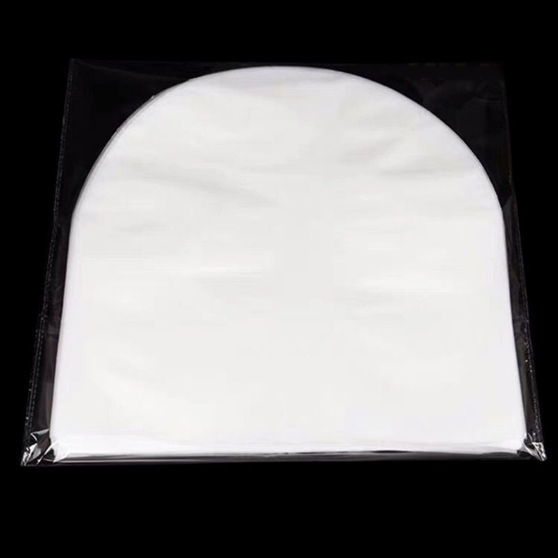 Protector de discos de vinilo transparente, bolsas de plástico para discos antiestáticos, LP, 12 &quot;, 50 Uds.