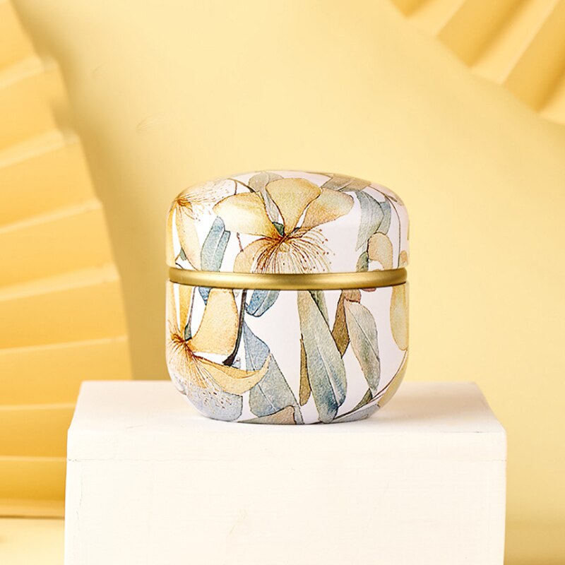 Japanese Style Kitchen Tea Box Jar Storage Holder Sweetmeats Candies Cans Teaware Tea Coffee Tin Containers Storage Box: 3-1PC