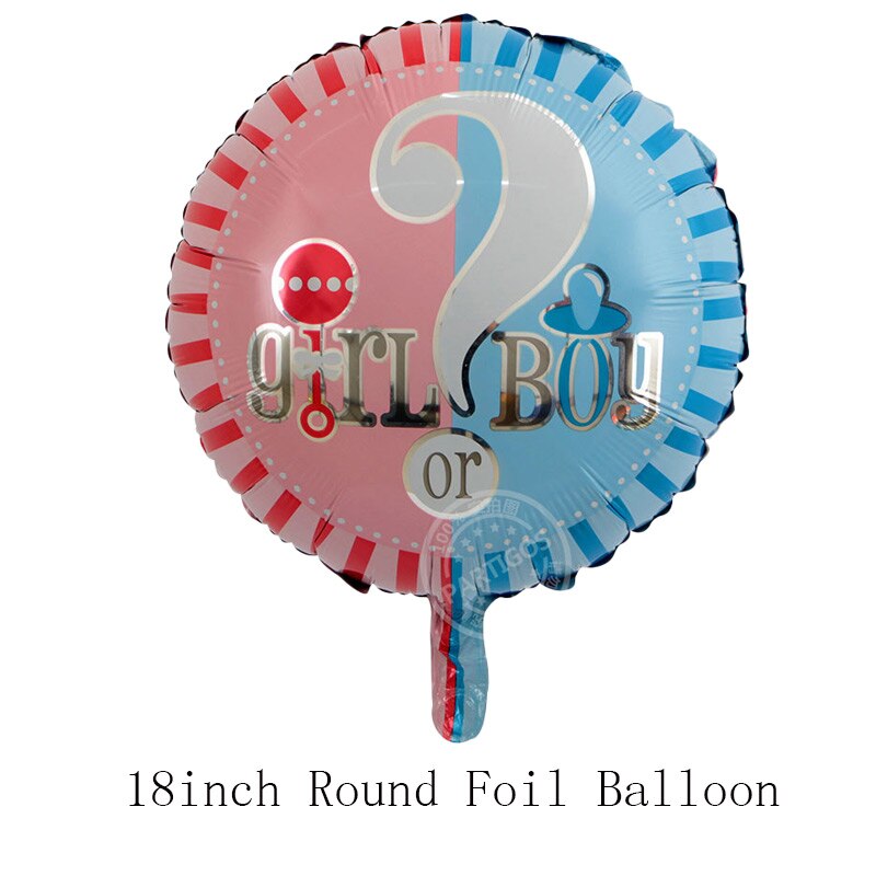 Amawill kön avslöja ballonger set flicka eller pojke gobeläng fest bakgrund tyg baby shower ballong aktivitet dekorationer barn