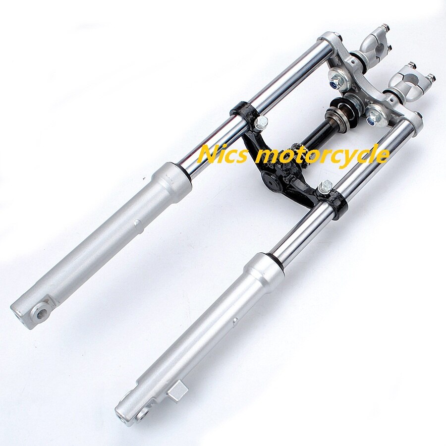 CRF50-125CC 27mm 520mm Front Fork Suspension Set For front drum brakes Dirt Pit Bike Triple Tree Clamps Dirt Bikes