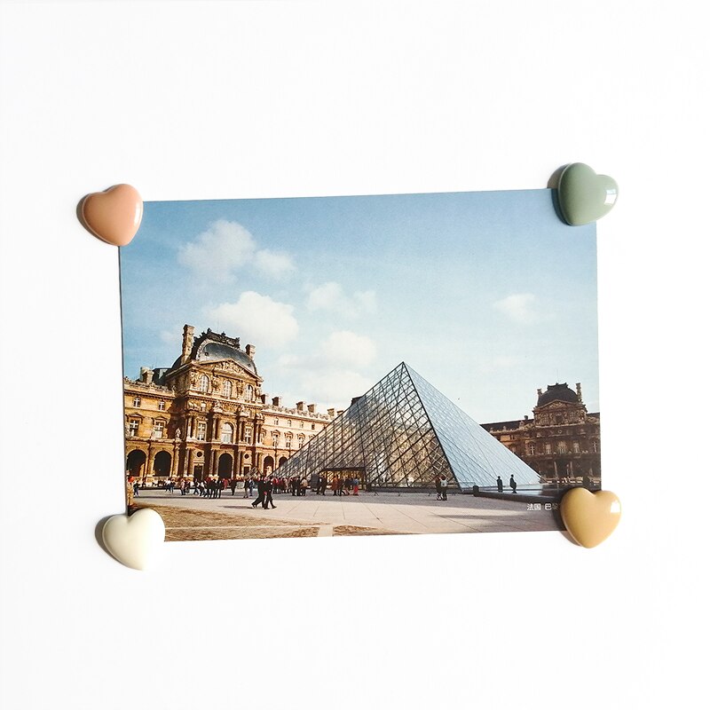 10PCS kleine koelkast magneet liefde hart leuke mini magneten 18mm magnetische Stickers voor koelkast en kantoor Whiteboard Home Decor