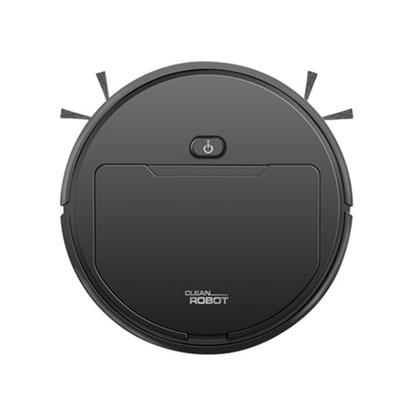 Robot Vacuum Cleaner, Strong Suction Automatic Bot Self Detects Stairs Pet Hair Allergies Friendly Robotic Home Cleaning: Black