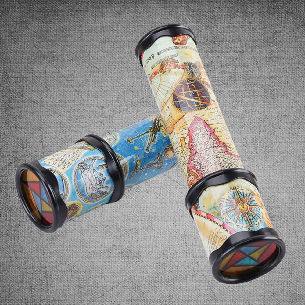 2pz Caleidoscopio Magico Classico Educativo Giocattolo Divertente Caleidoscopio Regalo per il bambino Dei Capretti Dei Bambini