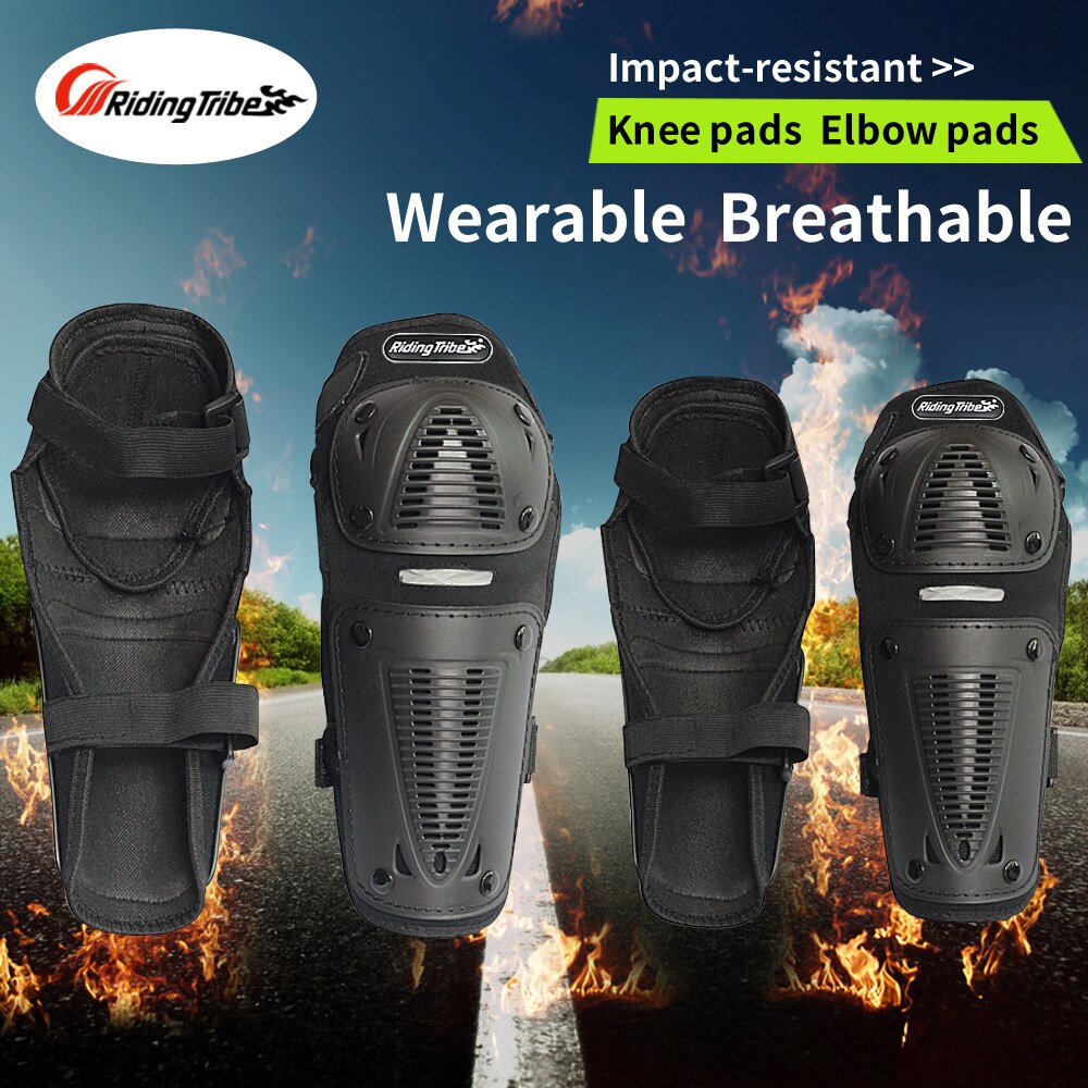 Riding Tribe Motorcycle Hnads Leg Protection Reflective Moto Knee Pads Elbow Pads Shin Guards Protective Gears Summer HX-P09