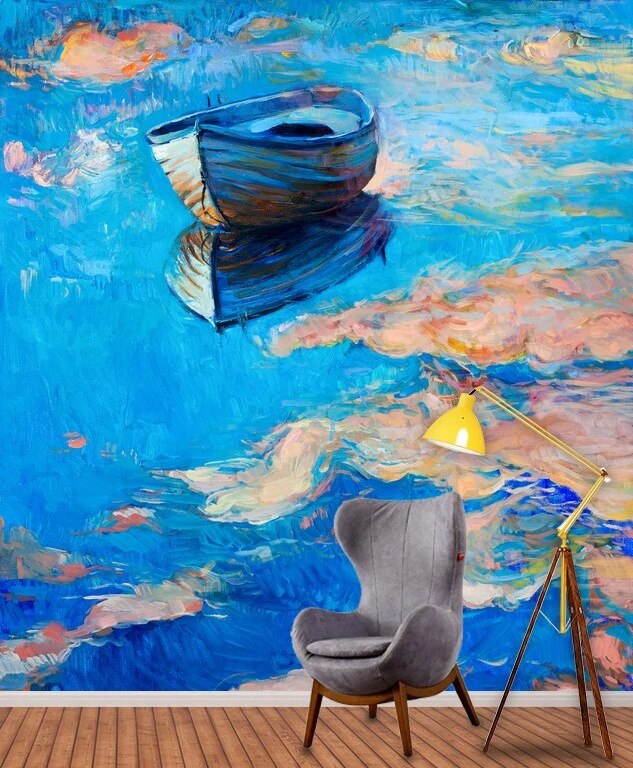 Tv Unit Back 3 Dimensional Wallpaper 288846390