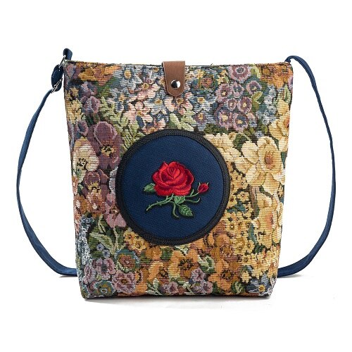 Miyahouse-Bolso con estampado de búho para mujer, bandolera con solapa de lona, bolsos de hombro tipo bandolera de dibujos animados, pequeños: 1054c