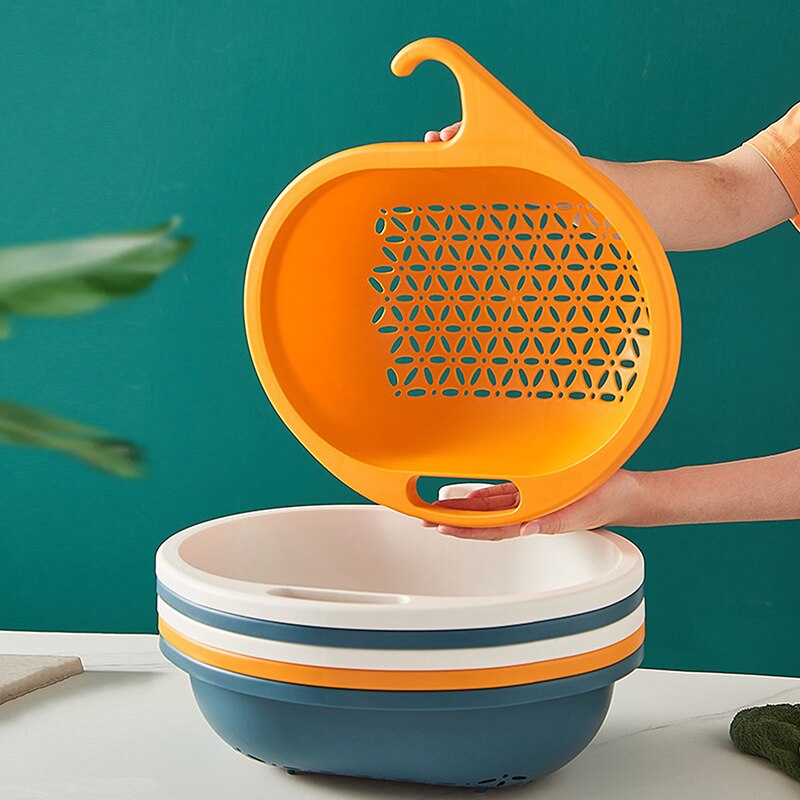 Escurridor redondo para fregadero, escurridor redondo para lavar platos, escurridor de utensilios, cesta de drenaje para verduras y frutas, accesorios de cocina