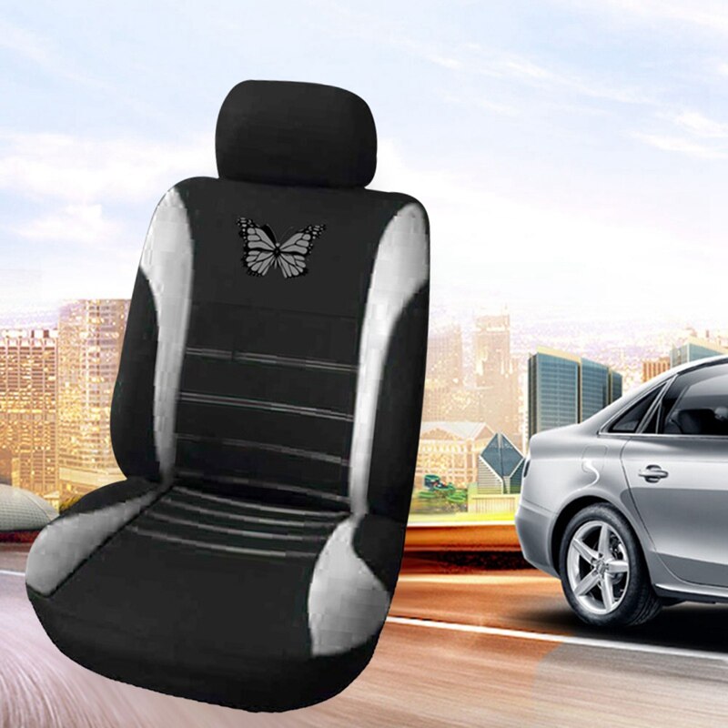 4 pièces/9 pièces housses de siège de voiture papillon automobile housses de siège housse de siège coussin universel tissu Auto protéger quatre saisons