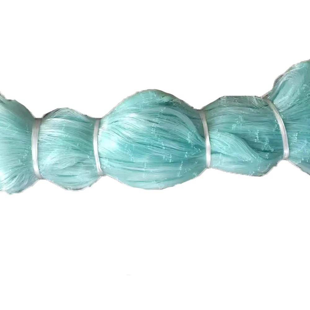 Monofilament Nylon Line Twining for Multifilament 3-8 Lines Strands Semi-finished Fishing Net Strong Fish Mesh Cloth Gillnet