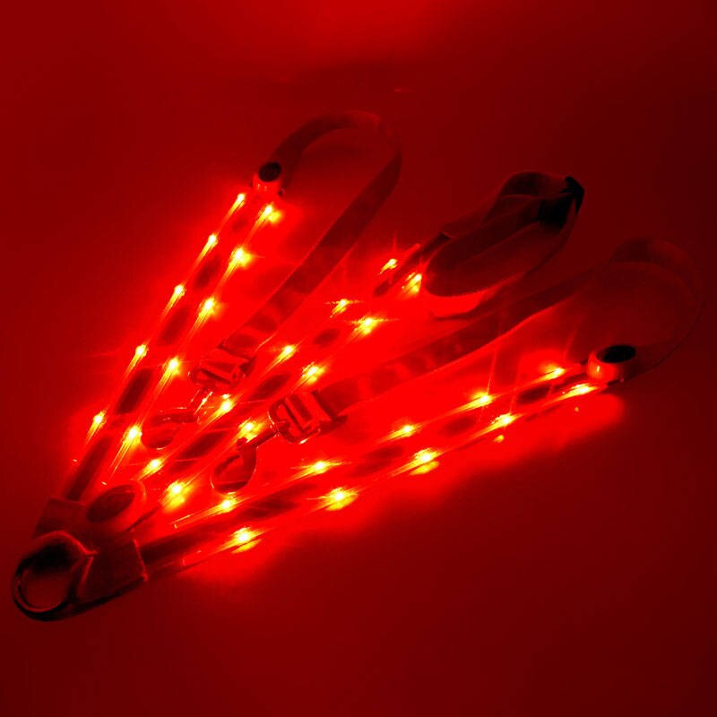 LED Horse Halters Chest Strap Horse Riding Equipment Night Visible Horse Bridle Halter Safety Gear in Night Equipment for Horse: Red