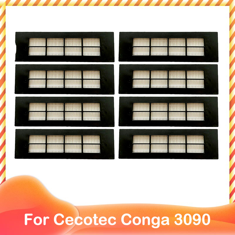 Para Conga 3090/Viomi 1X cepillo lateral de rodillo principal filtro Hepa paño de mopa trapo repuestos de limpiador accesorio de Robot aspirador: Lavanda