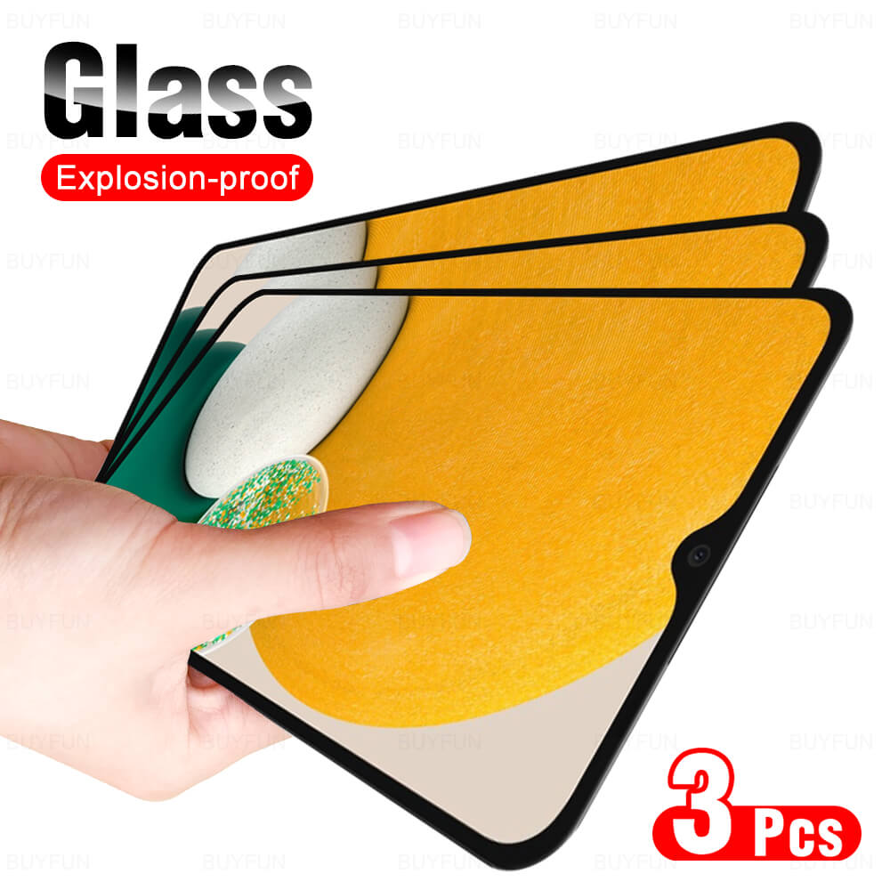 3Pcs Gehard Glas Voor Samsung Galaxy A13 Glas Screen Protector Volledige Cover Voor Samsung Een 13 SM-A136U 6.50 "telefoon Film Pelicula