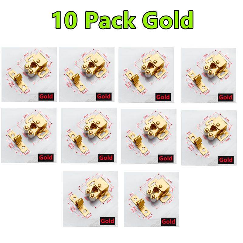 Cabinet Catches Magnet Door Stop, Closer, Stoppers, Damper, Buffer para Armário, Hardware, Móveis, Acessórios, Acessórios, Novo, 10-1Pack: TRANSPARENT