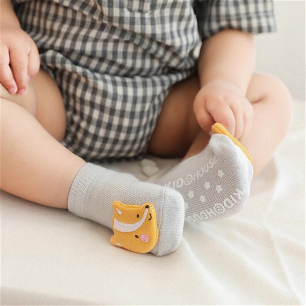 Baby Socks Cartoon Animal Newborn Cotton Socks Anti Slip Floor Socks Autumn Winter Socks for Children Baby Boy Girl Infant Socks