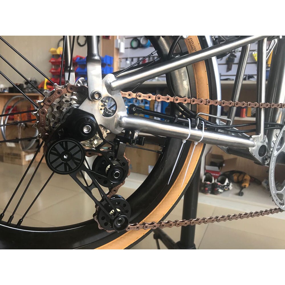 Ybn 11- speed cykelkæde til brompton sla  h11- tig titaniumbelægning mtb racercykelkæde til sram / campanolo-system