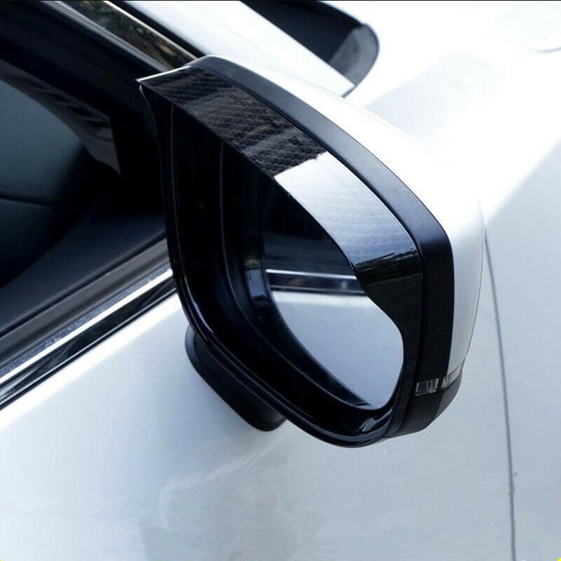 Karbonfiber bakspeilet regn øyenbryn deksel listverk til mazda cx -5 cx5