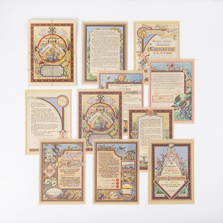 10 teile/los Vintage INS Simulation Alte buchseite Scrapbooking material papier Dekoration DIY Retro Alte zeitung Hintergrund papier: Schokolade