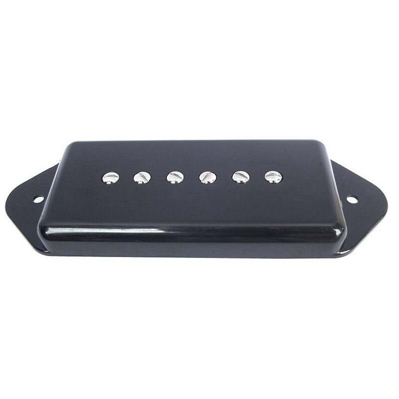 Juego de 2 pastillas de guitarra P90 estilo oreja de perro negro DP90-BK accesorios de guitarra