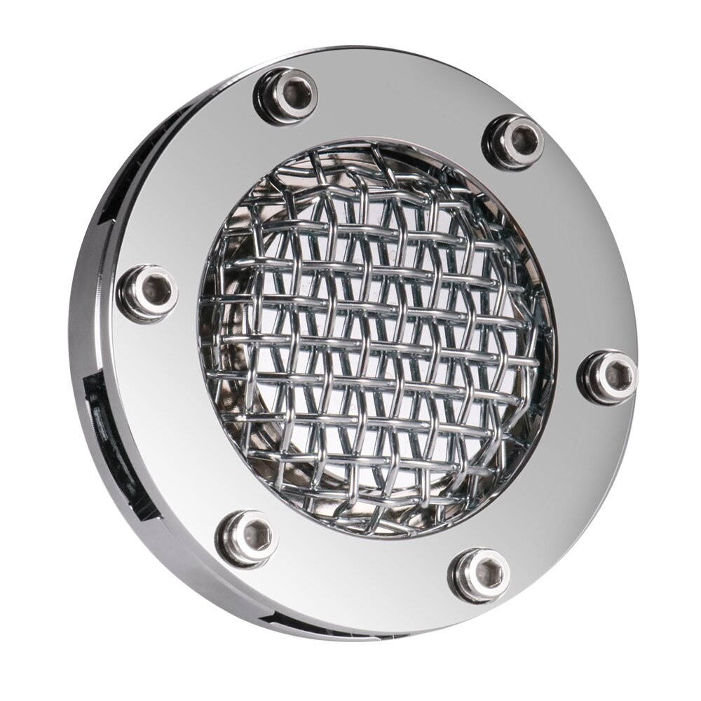 Aluminium Motorfiets Brandstoftank Gas Cap Olie Cover Voor Harley Road King Softail Sportster XL1200 883 Touring: chrome