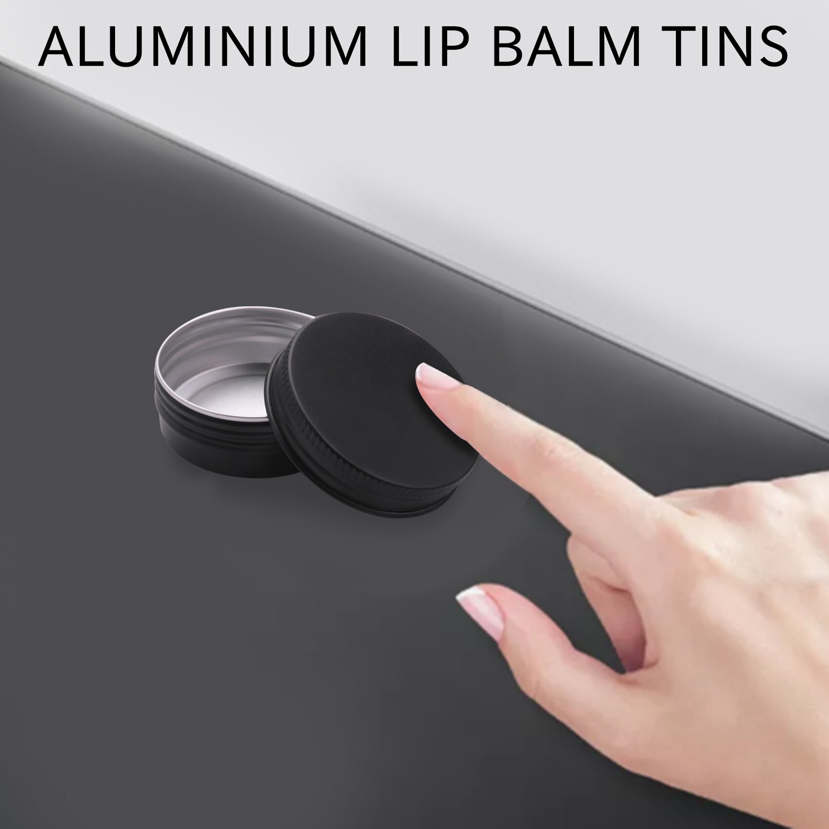 Aluminum Tin Cans - 40 Pack 1Oz / 30G Round Metal Tin Container Screw Top Cans Cosmetic Sample Containers Candle Travel Tins