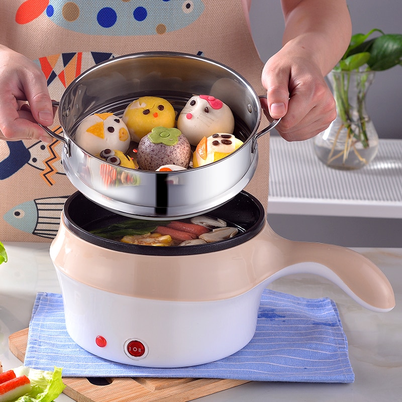 MARS elektrische student mini rijstkoker multifunctionele kindje koken melk noodle elektrische plug kleine elektrische pot