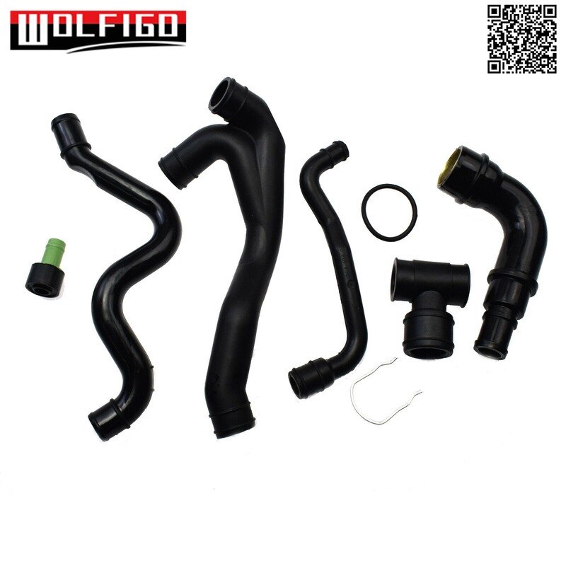 WOLFIGO-Kit de tubo de ventilación de escape PCV, motor, 6 piezas para VW Jetta 99-05 06A 103 213 F,035 103 245 A,058 103 247