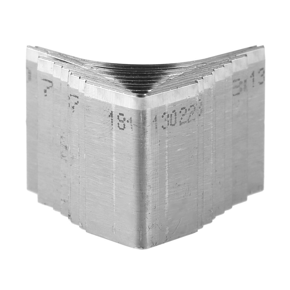 10 Uds. De extremo de cinturón de cuero para manualidades, troquel de extremo plano y afilado, molde para corte para billetera de cuero, cortacésped de esquina