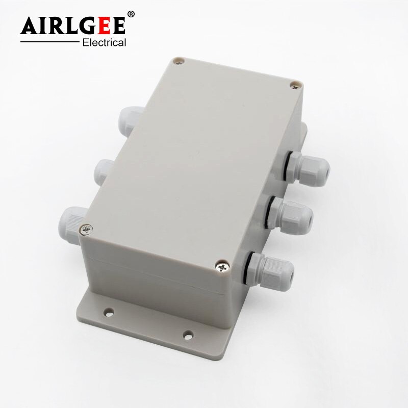 158 * 90 * 60mm with ear waterproof cable junction box, junction box outdoor plastic threading box terminal waterproof connector