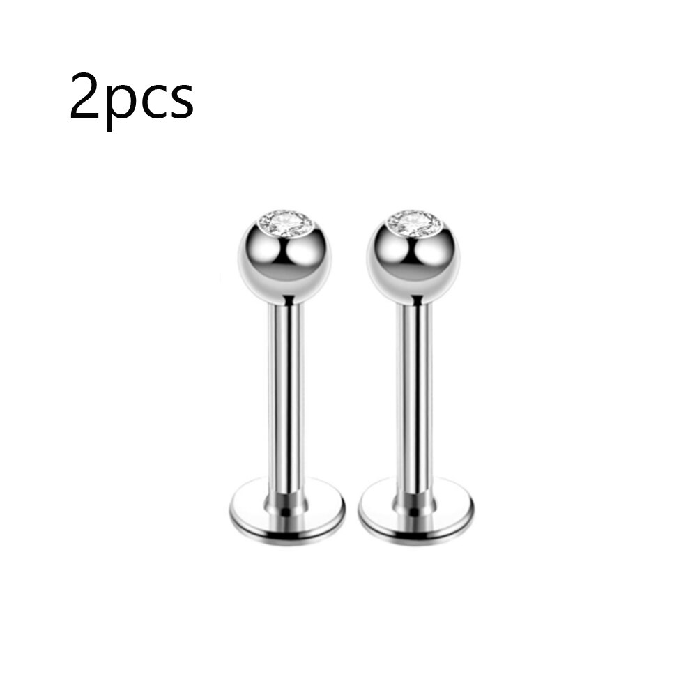 16G Lip Rings Stainless Steel Tragus Monroe Stud Piercing Rings Helix Horseshoe Earrings Hoop Labret Body Jewelry for Women Men: Style 11