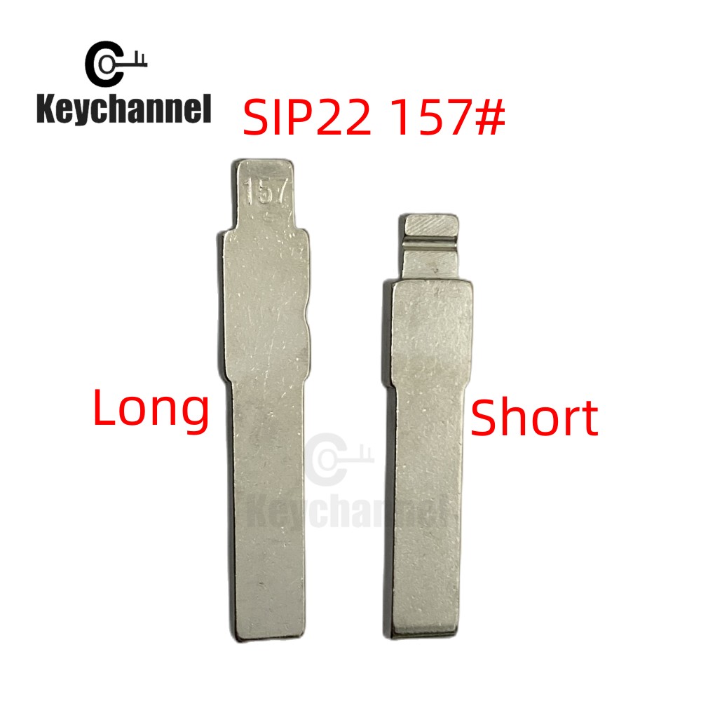 Schlüsselkanal 5/10 Stück SIP22 Schlüsselrohling Universal Autoschlüsselblatt 157 # KD Key Blank Ersatz-Fernbedienungsschlüssel für KD KEYDIY Xhorse VVDI FÜR Fiat