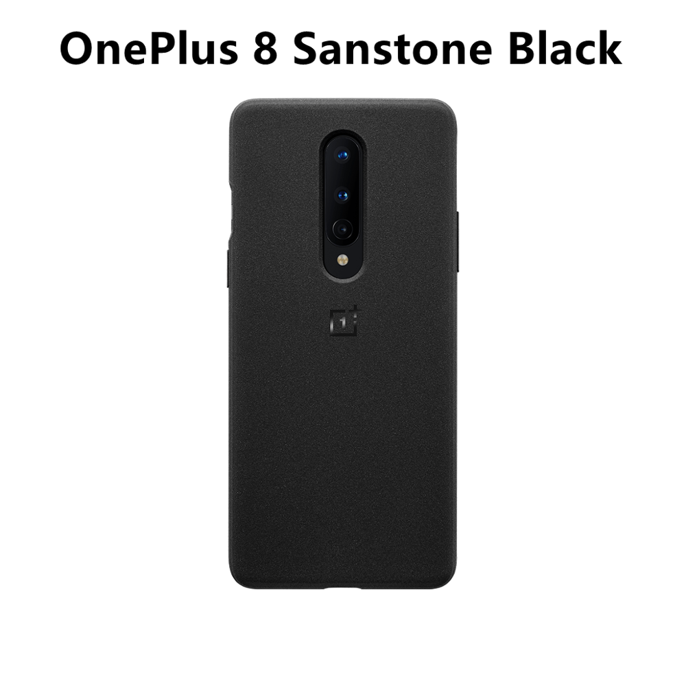 Originale Ufficiale OnePlus 8 / 8 Custodia protettiva pro Karbon di Carbonio in Pietra Arenaria di nylon Del Respingente di Caso Della Copertura Posteriore Borsette: 8 Sandstone nero